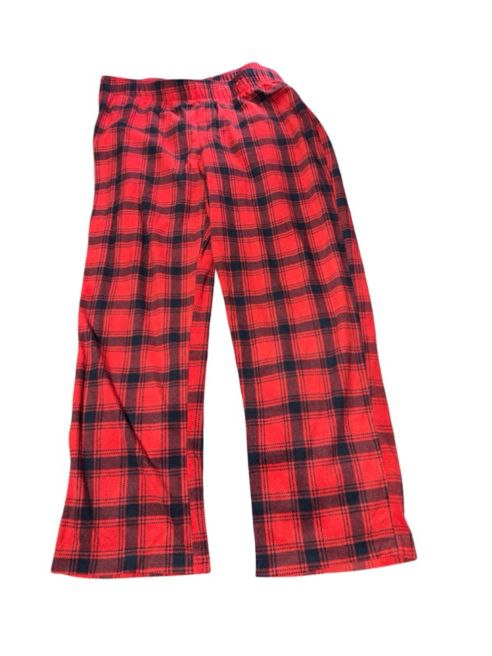 Men's Wondershop Red Black Plaid Flannel Sleepwear Pants L #922